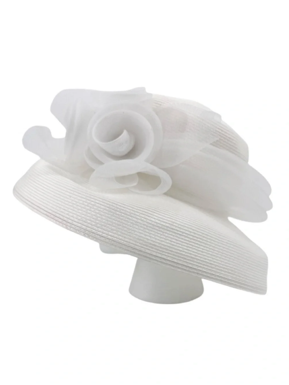 Vintage Betmar New York Organza Wide Brim Hat